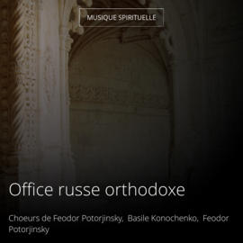 Office russe orthodoxe