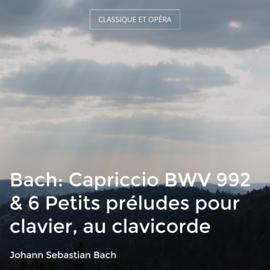 Bach: Capriccio BWV 992 & 6 Petits préludes pour clavier, au clavicorde
