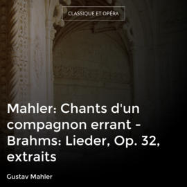 Mahler: Chants d'un compagnon errant - Brahms: Lieder, Op. 32, extraits