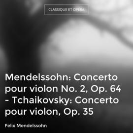 Mendelssohn: Concerto pour violon No. 2, Op. 64 - Tchaikovsky: Concerto pour violon, Op. 35
