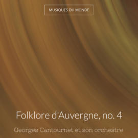 Folklore d'Auvergne, no. 4