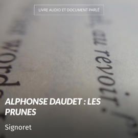 Alphonse Daudet : Les prunes