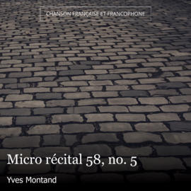Micro récital 58, no. 5