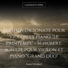 Beethoven: Sonate pour violon et piano "Le printemps" - Schubert: Sonate pour violon et piano "Grand duo"