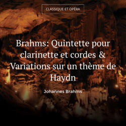 Brahms: Quintette pour clarinette et cordes & Variations sur un thème de Haydn