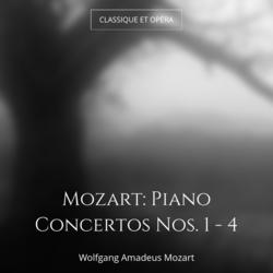 Mozart: Piano Concertos Nos. 1 - 4