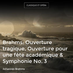 Brahms: Ouverture tragique, Ouverture pour une fête académique & Symphonie No. 3