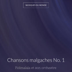 Chansons malgaches No. 1