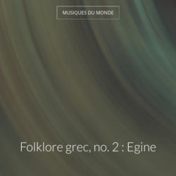 Folklore grec, no. 2 : Egine