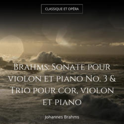 Brahms: Sonate pour violon et piano No. 3 & Trio pour cor, violon et piano