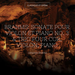 Brahms: Sonate pour violon et piano No. 3 & Trio pour cor, violon, piano