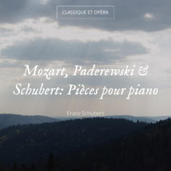 Mozart, Paderewski & Schubert: Pièces pour piano
