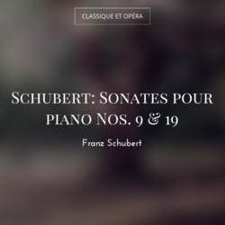 Schubert: Sonates pour piano Nos. 9 & 19