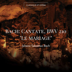 Bach: Cantate, BWV 210 "Le mariage"
