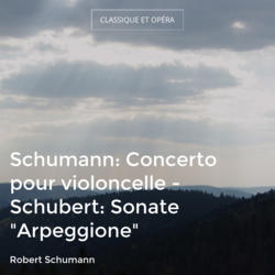 Schumann: Concerto pour violoncelle - Schubert: Sonate "Arpeggione"