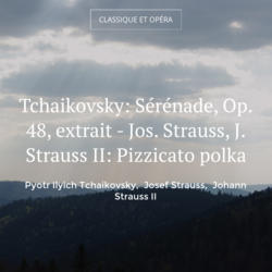 Tchaikovsky: Sérénade, Op. 48, extrait - Jos. Strauss, J. Strauss II: Pizzicato polka