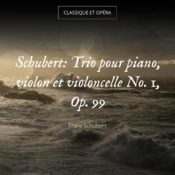 Schubert: Trio pour piano, violon et violoncelle No. 1, Op. 99