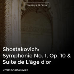 Shostakovich: Symphonie No. 1, Op. 10 & Suite de L'âge d'or