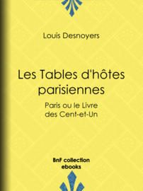 Les Tables d'hôtes parisiennes
