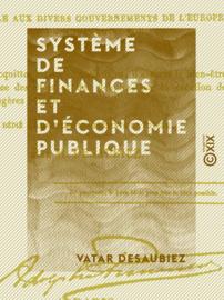 Système de finances et d'économie publique