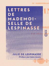 Lettres de Mademoiselle de Lespinasse