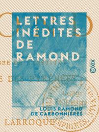 Lettres inédites de Ramond