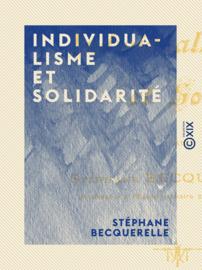 Individualisme et Solidarité