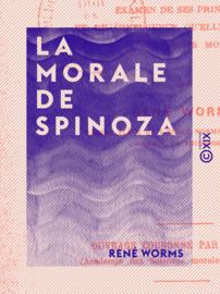 La Morale de Spinoza