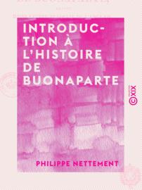 Introduction à l'histoire de Buonaparte