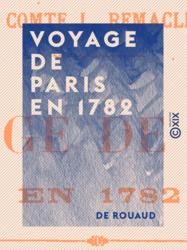 Voyage de Paris en 1782