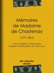 Mémoires de Madame de Chastenay
