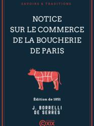 Notice sur le commerce de la boucherie de Paris